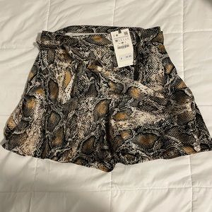 Zara silk skort